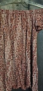 Angie's off-shoulder short boho type dress